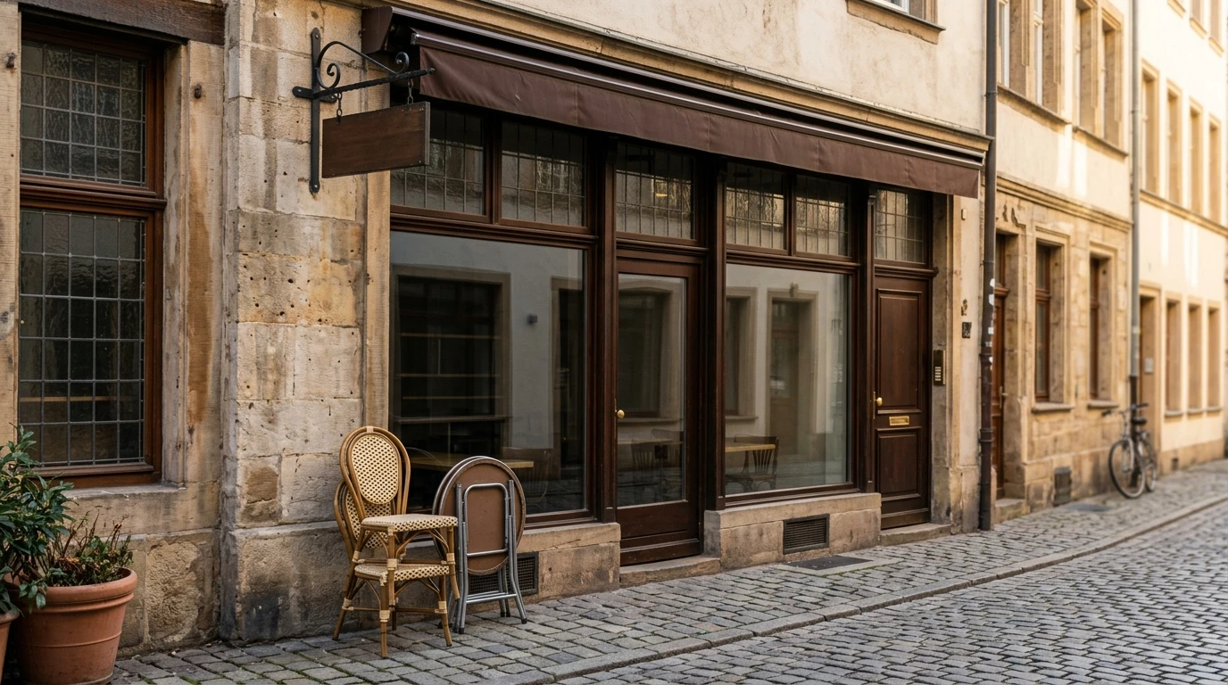 Bistro-Außenansicht