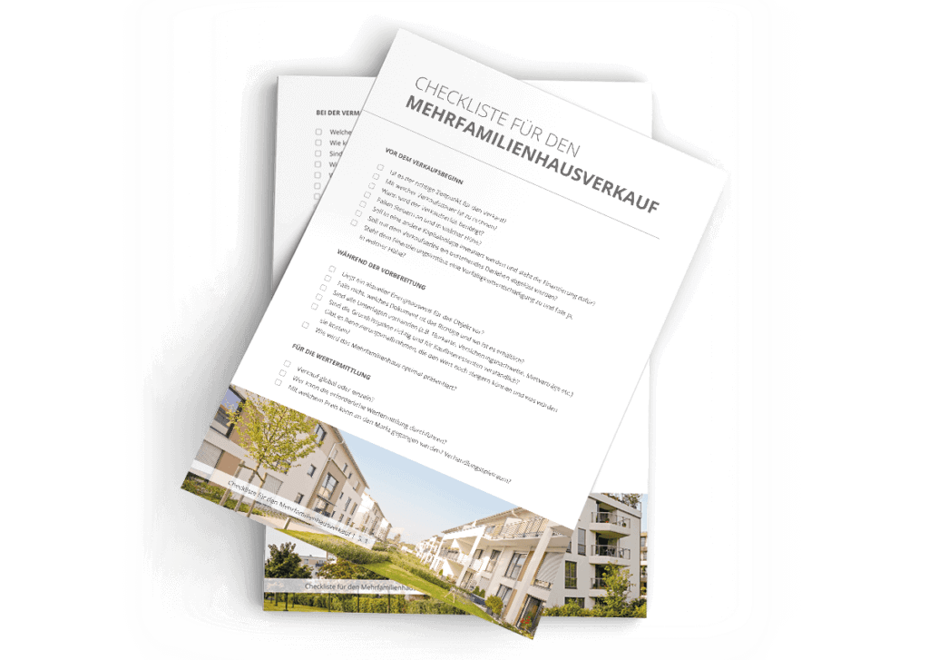 Checkliste zum Mehrfamilienhausverkauf