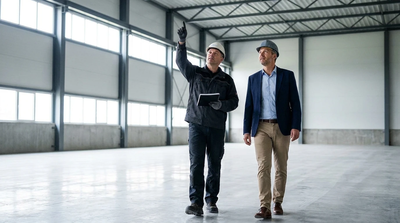 Begehung mit Architekt