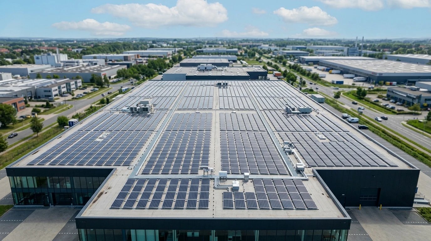 Photovoltaik auf Gewerbedach