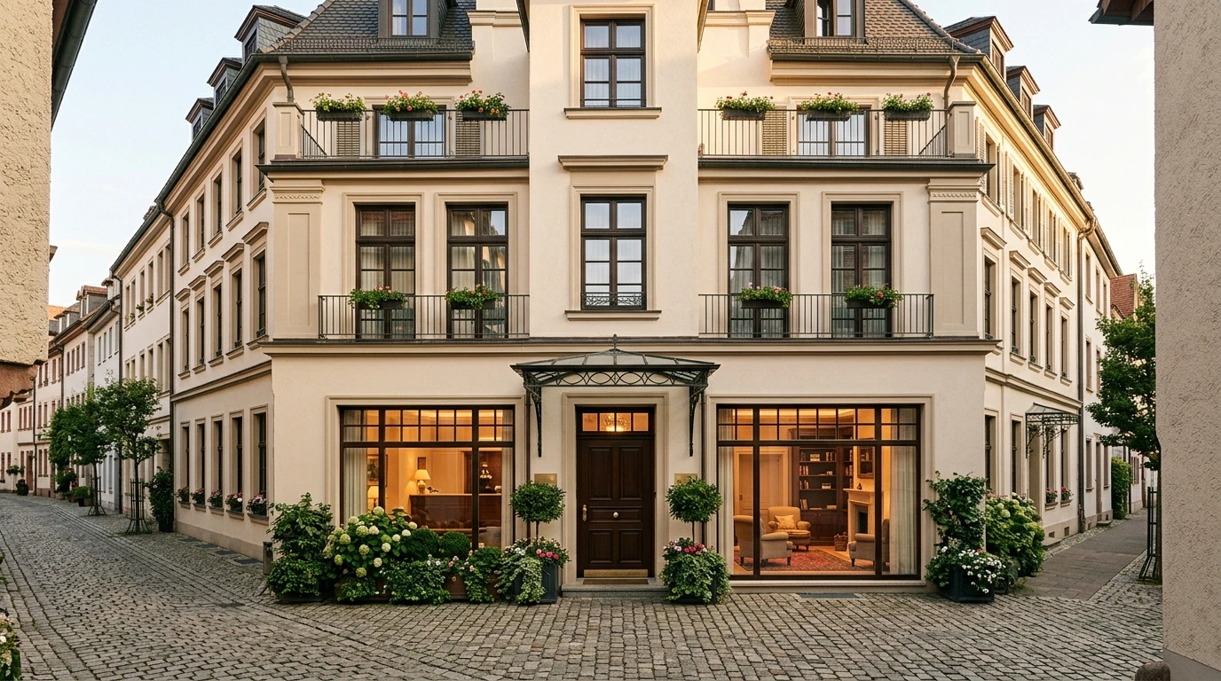 Hotelfassade von außen
